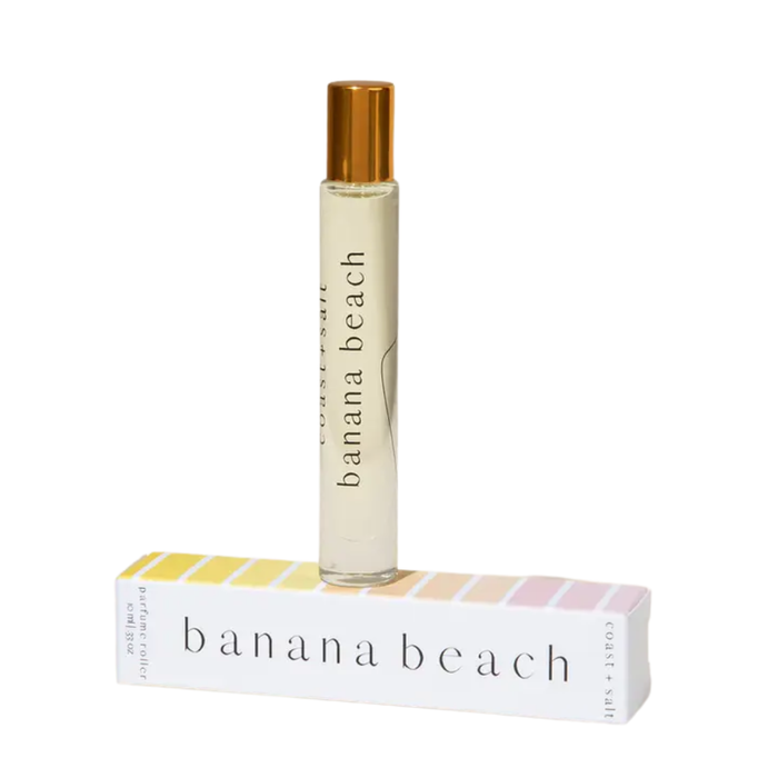 Coast+Salt: Banana Beach Perfume Roller • 10ml|.33 oz