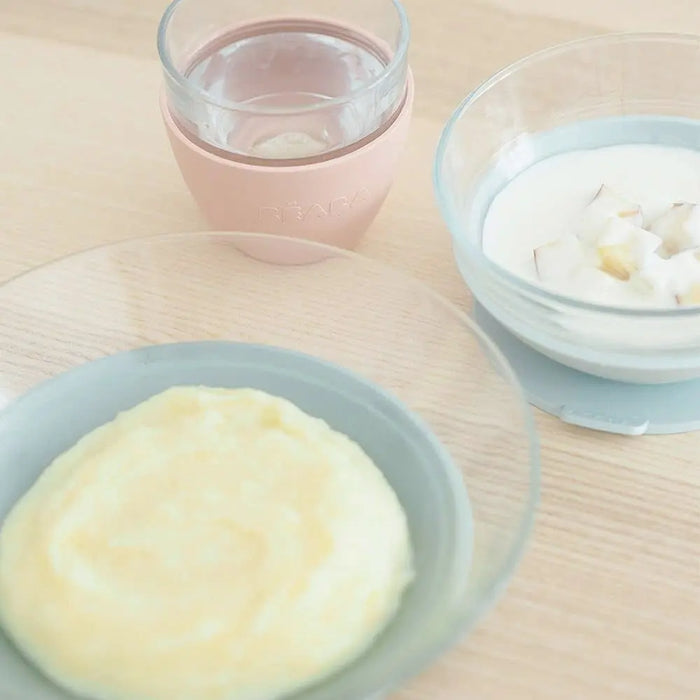 Coffret repas bébé en verre Béaba x Duralex - Natural