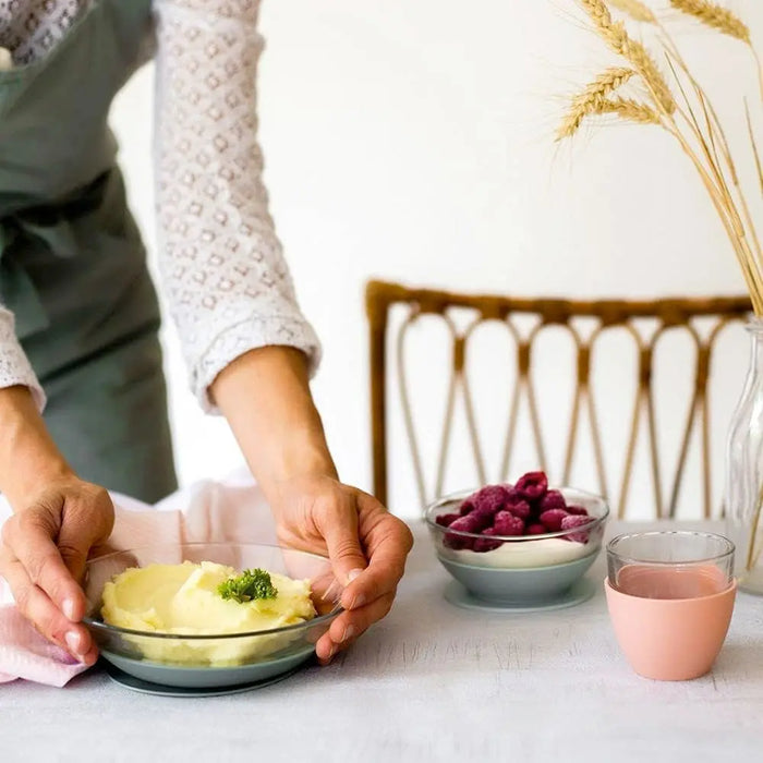 Coffret repas bébé en verre Béaba x Duralex - Natural