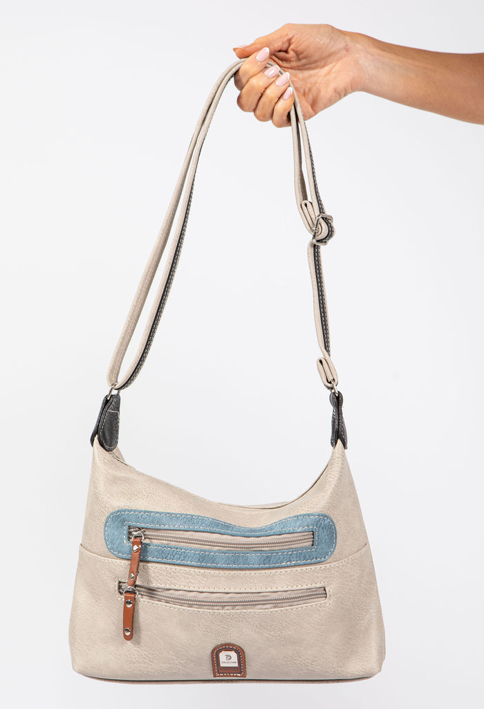 Compact Zip Pocket Crossbody Bag