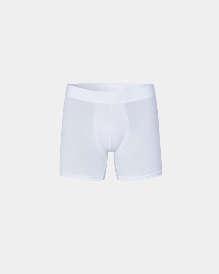 Cotton Boxers 3-pack, Men - White