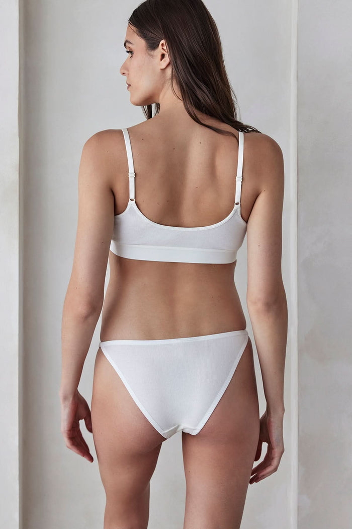 Cotton Rib Bralette