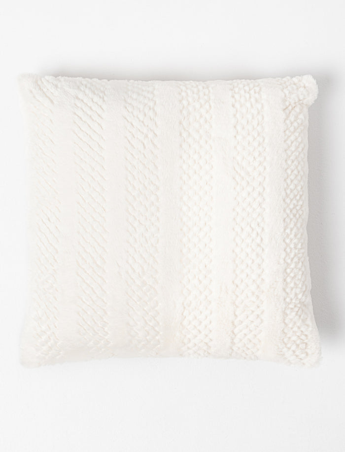Coussin uni texturé