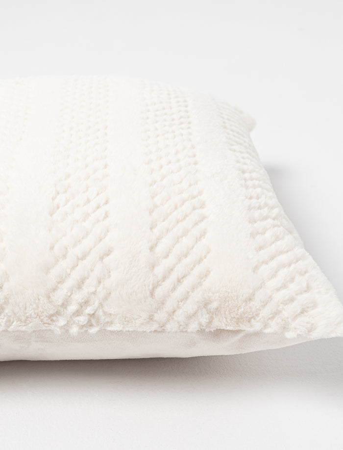 Coussin uni texturé