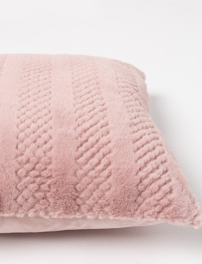 Coussin uni texturé