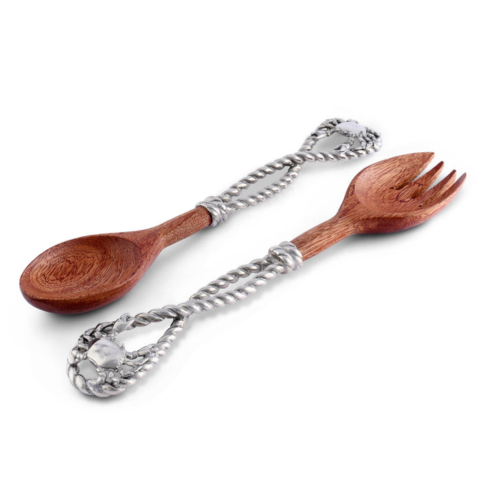 Vagabond House Crab & Rope Salad Server Set Product Image
