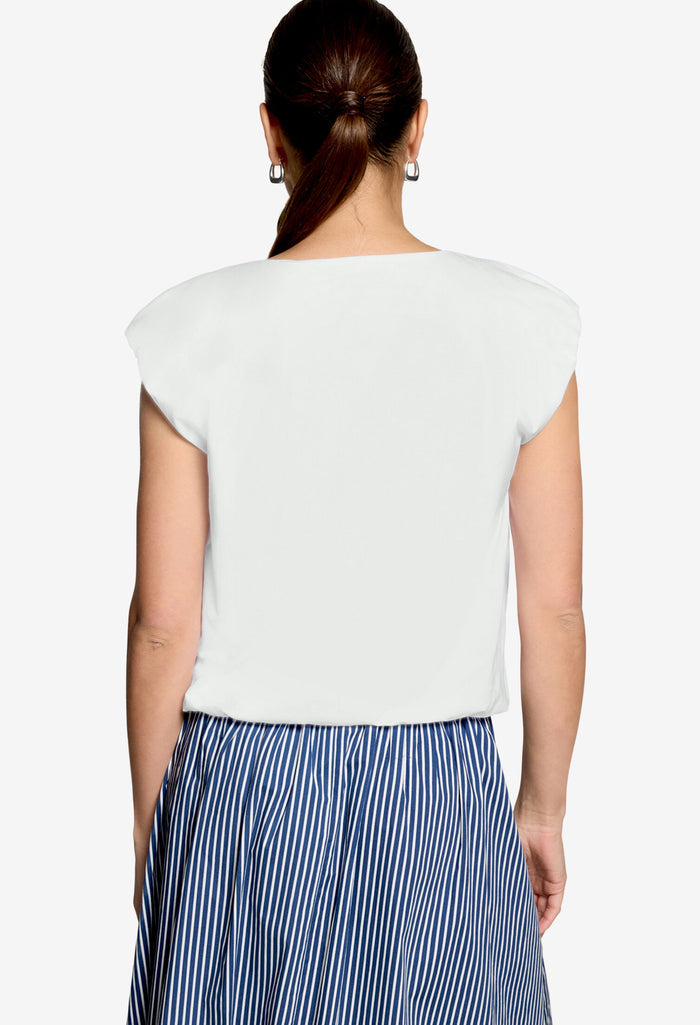 Crew-Neck Cropped Top