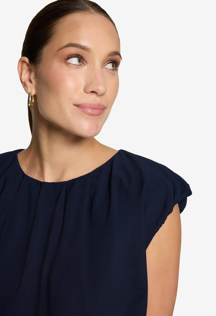 Crew-Neck Cropped Top
