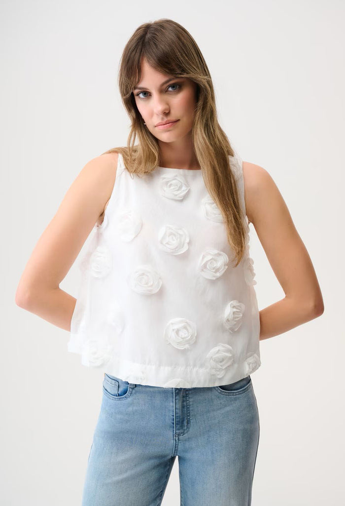 Crew Neck Sleeveless Top