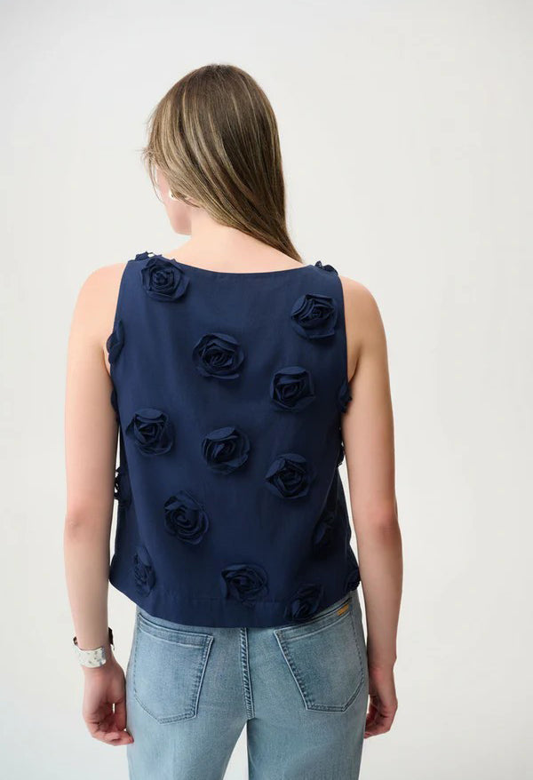 Crew Neck Sleeveless Top