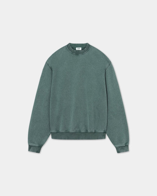 Crewneck Oversize - Acid wash - Dark Sage