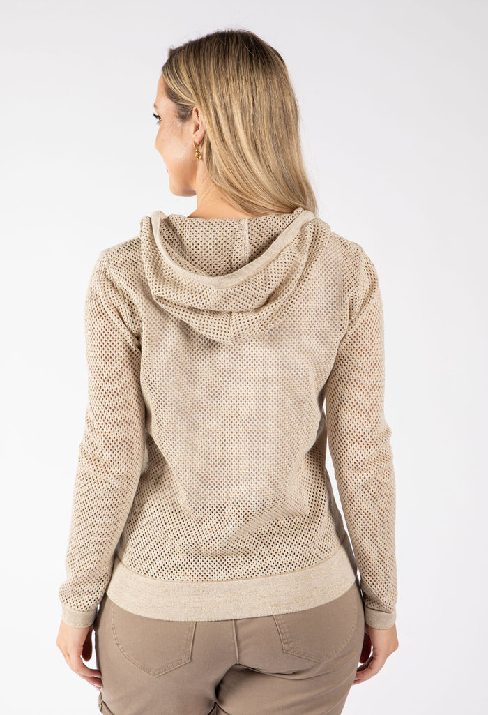 Crochet Knit Hoodie