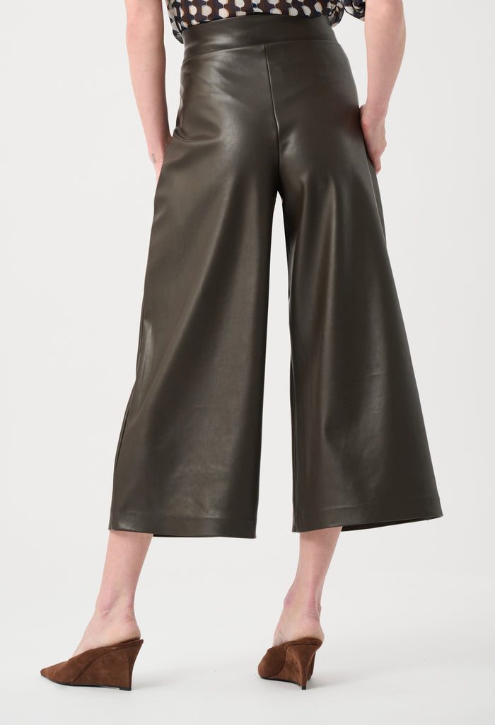 Cropped Wide-Leg Trousers