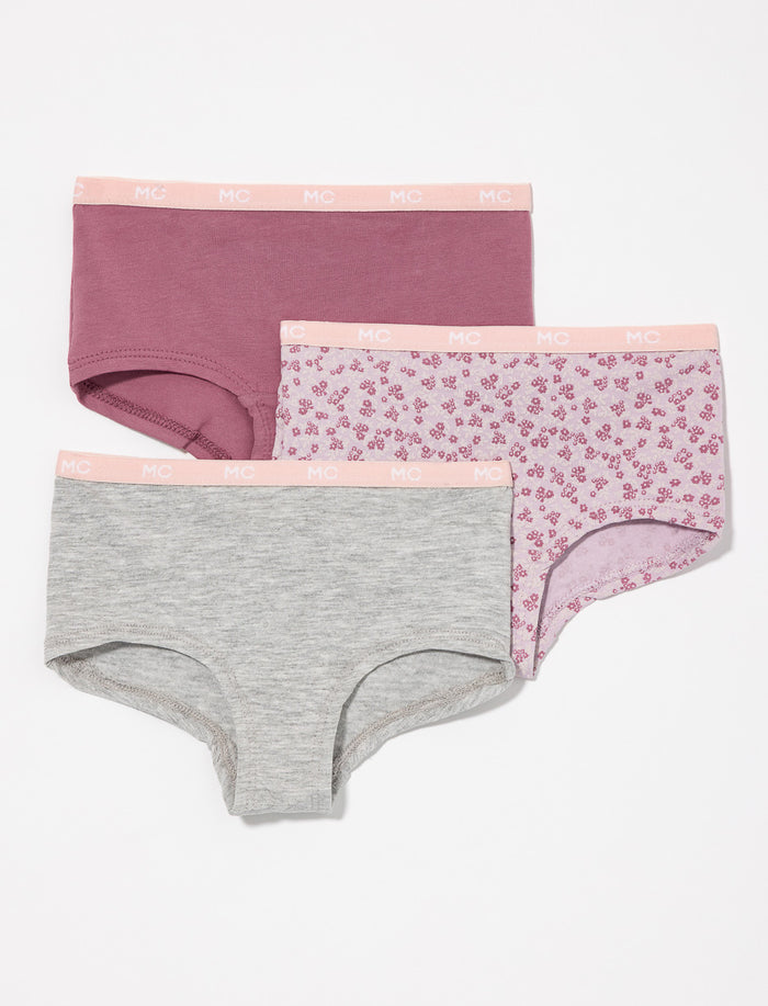 Culottes garçonnes - paquet de 3