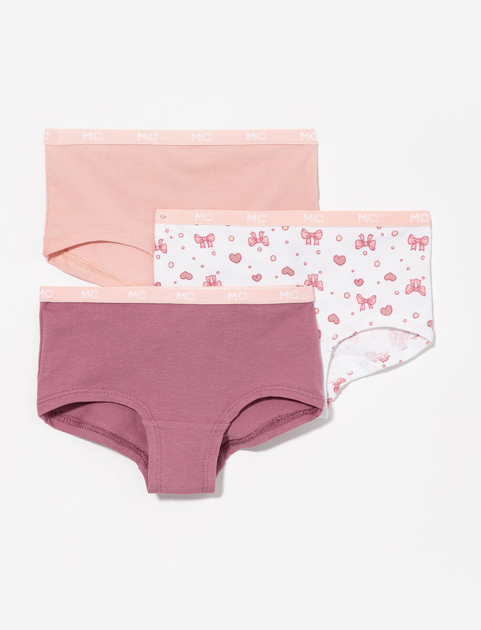 Culottes garçonnes - paquet de 3