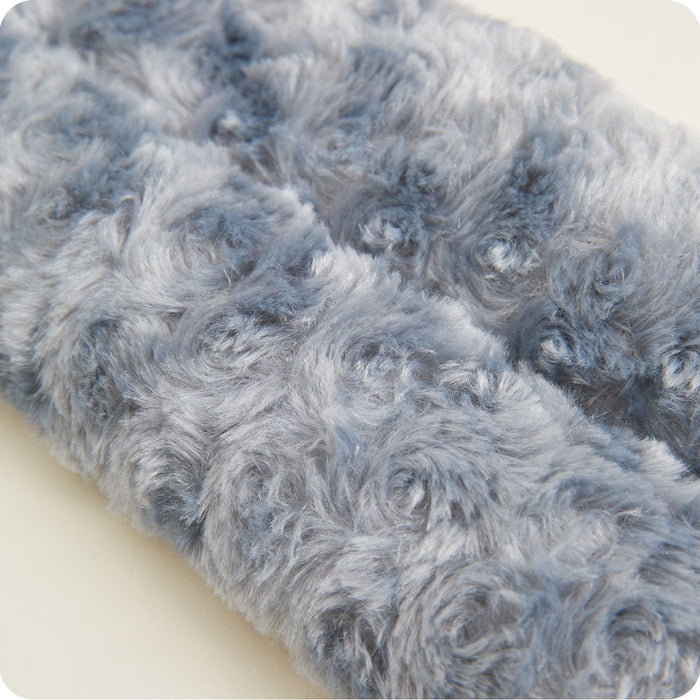 Soft Curly Gray Neck Heating Pad - Warmies USA