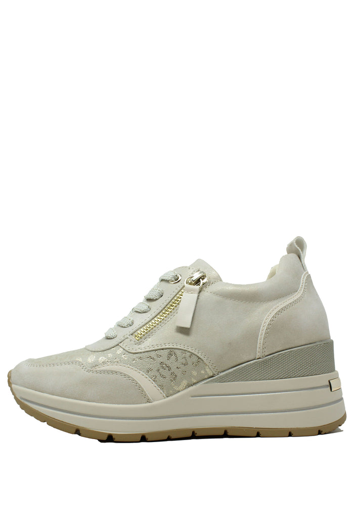 Dara Leopard Wedge Trainer