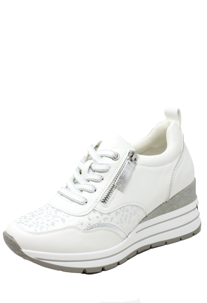 Dara Leopard Wedge Trainer