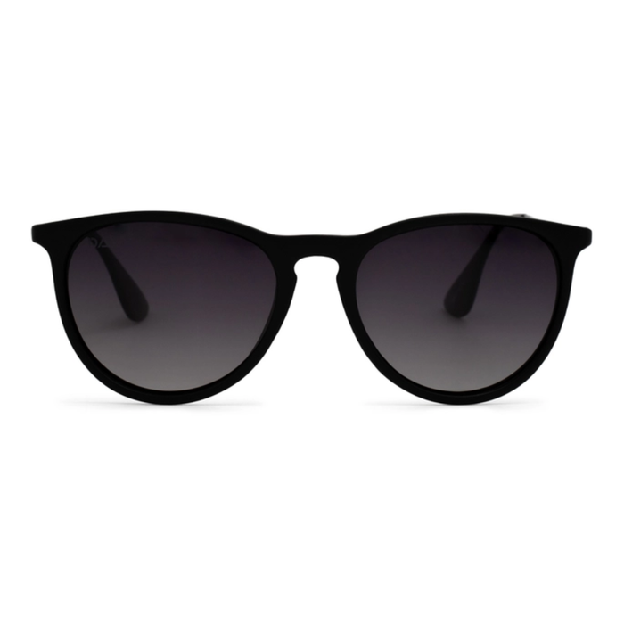 DAX Eyewear: Midnight • Women's Polarized Medium Horn Sunglasses • Black Ombré