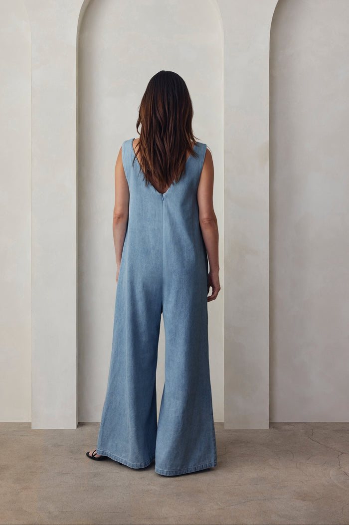 Denim Oversized Jumpsuit