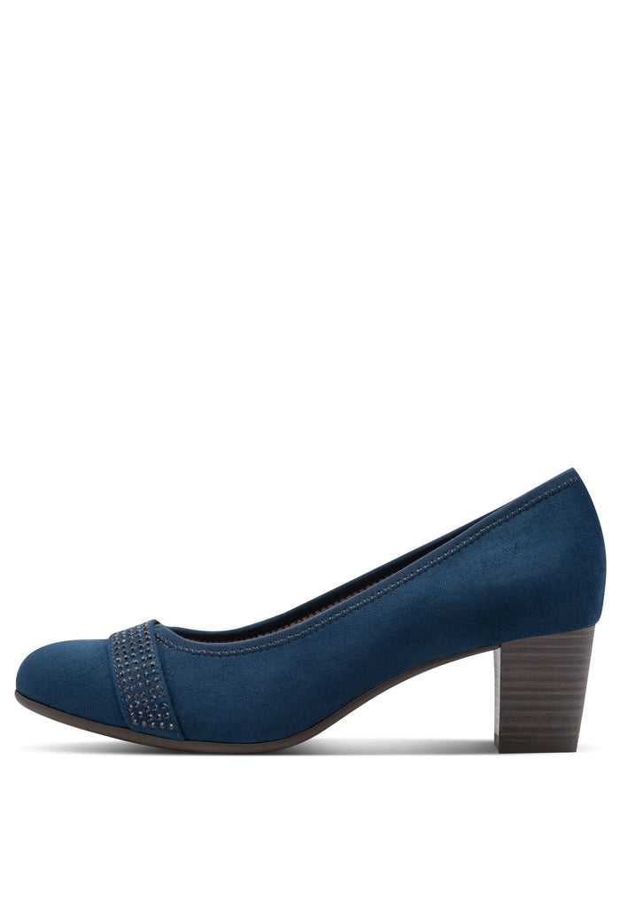 Diamante Block Heel