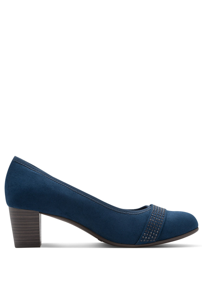 Diamante Block Heel