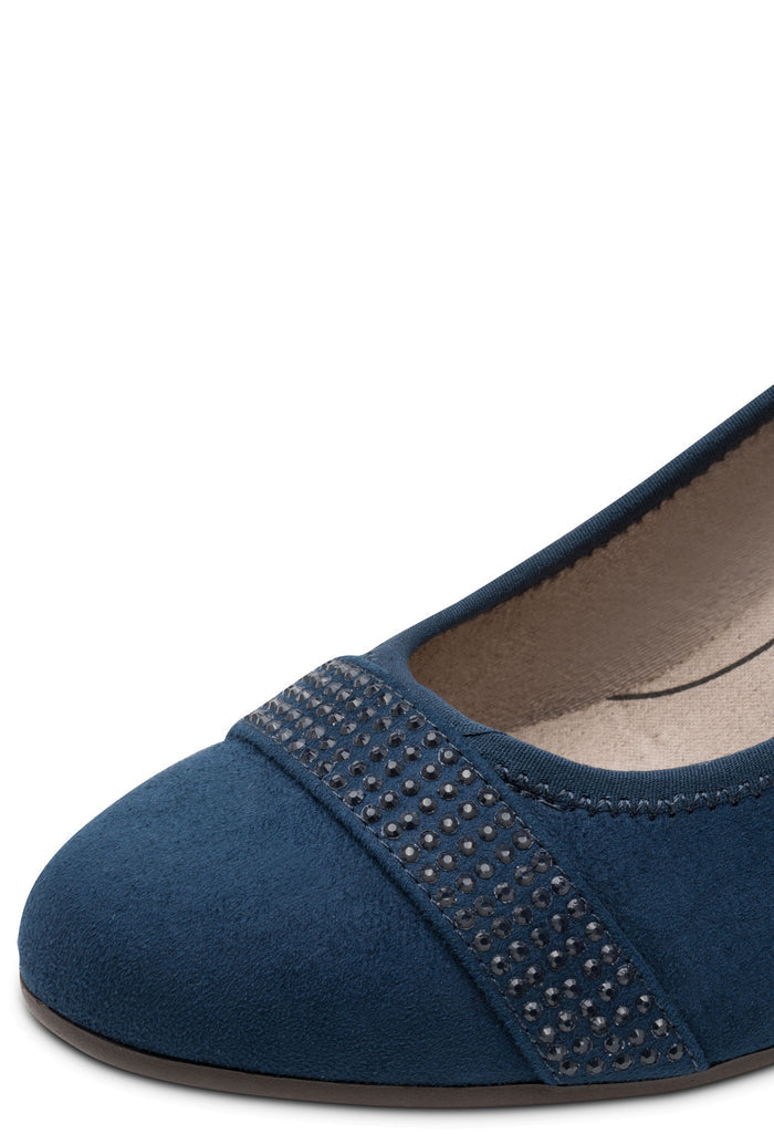 Diamante Block Heel