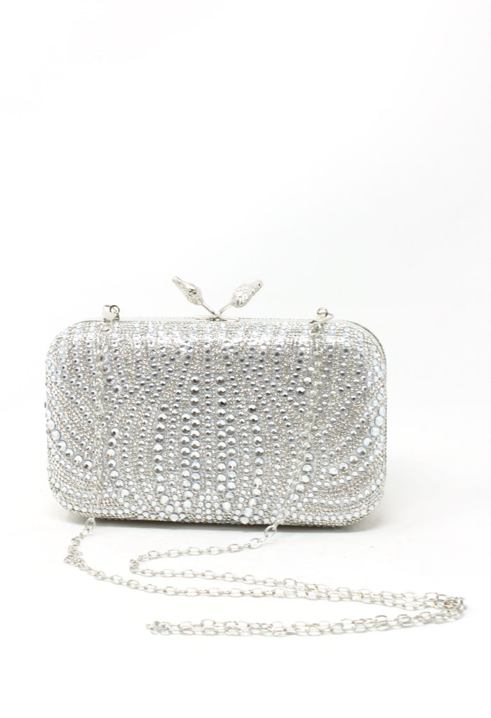 Diamante Drop Clutch Bag