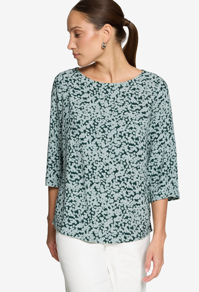 Ditsy Print Blouse