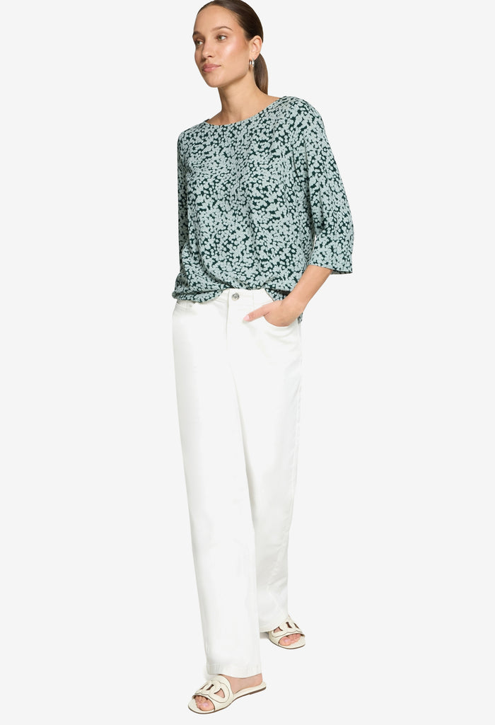 Ditsy Print Blouse
