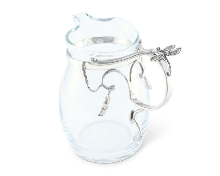 Dragonfly Glass Pitcher