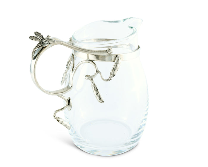 Dragonfly Glass Pitcher
