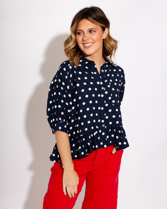 Easy Days Polka Dot Top