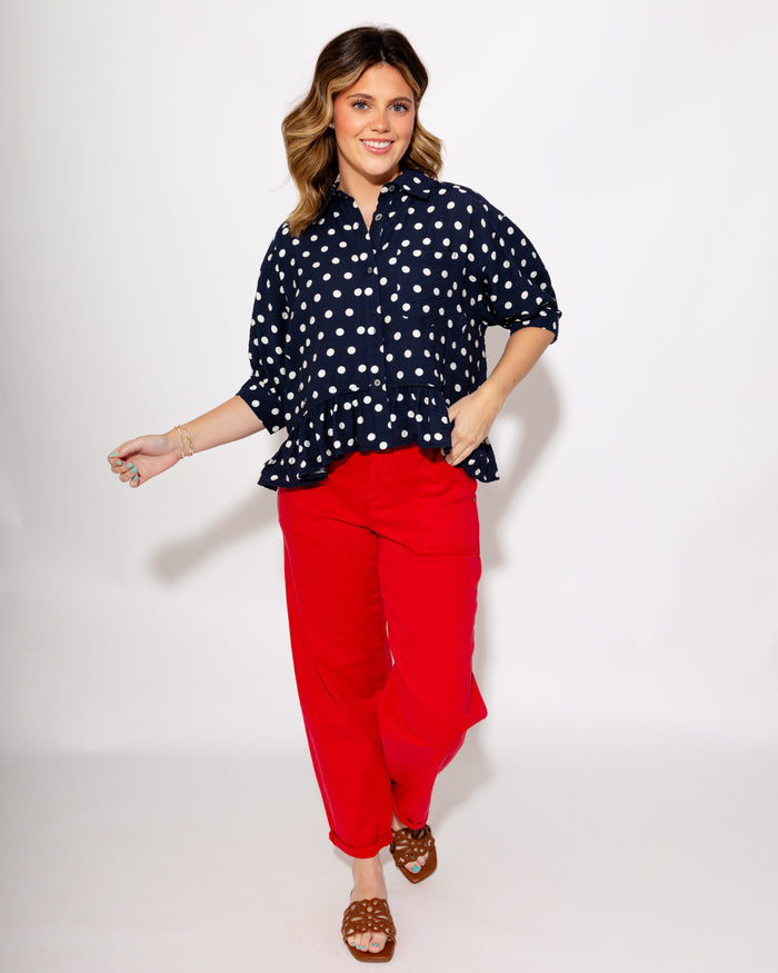 Easy Days Polka Dot Top