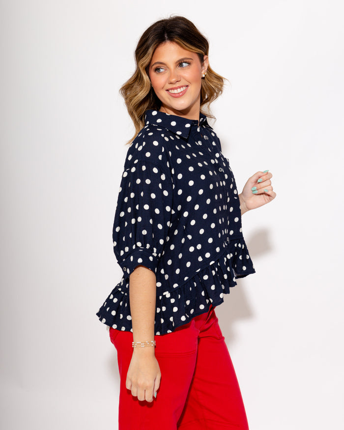 Easy Days Polka Dot Top