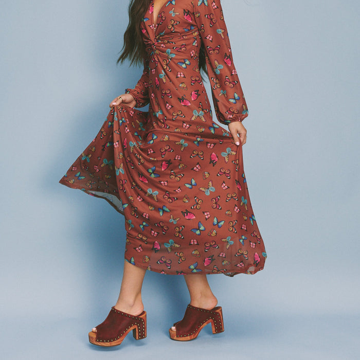 ECHO WOODEN SANDAL - Dingo1969