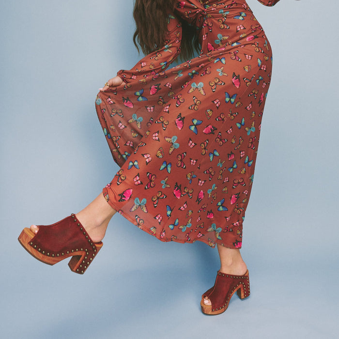 ECHO WOODEN SANDAL - Dingo1969