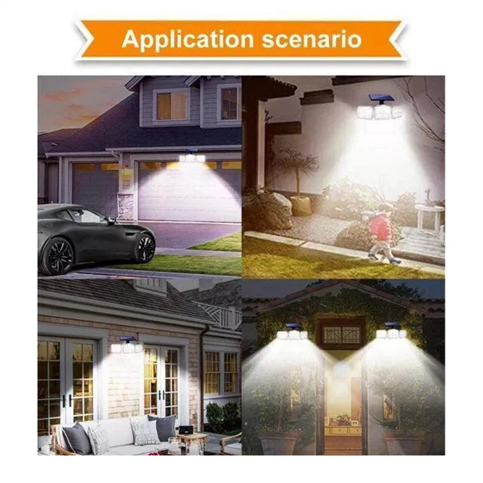ED Solar Lights Outdoor Waterproof Motion Sensor Security