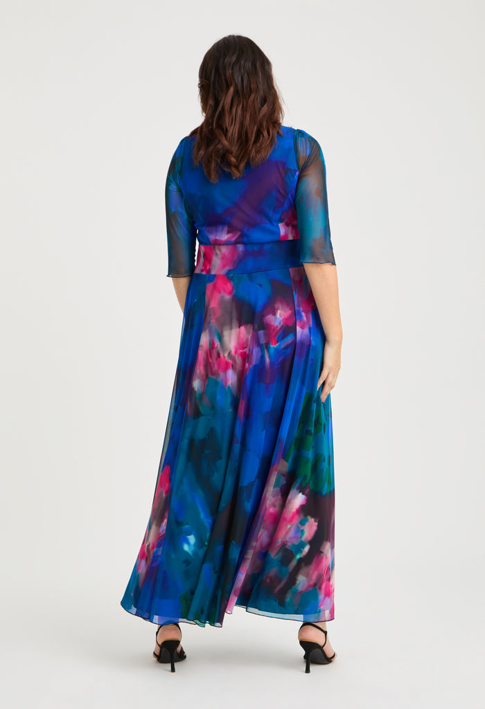 Elisabeth Bolero Wrap Curve+ Maxi Dress