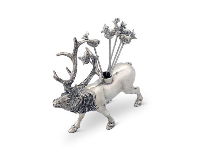Elk Pewter Cheese Pick Set