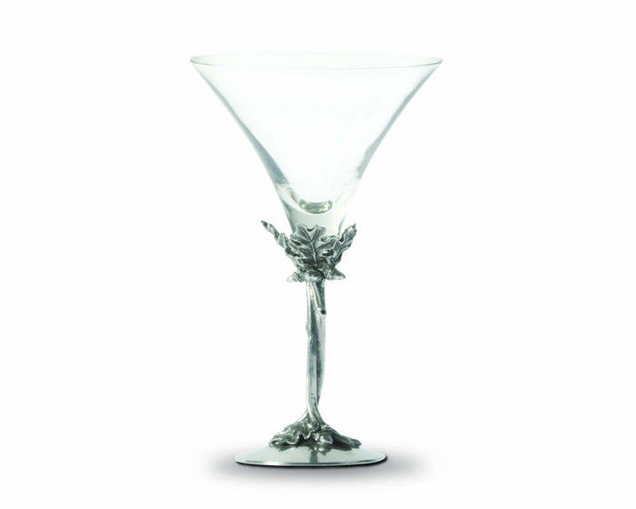 Vagabond House Pewter Stemware Oak Branch and Acorn Pattern