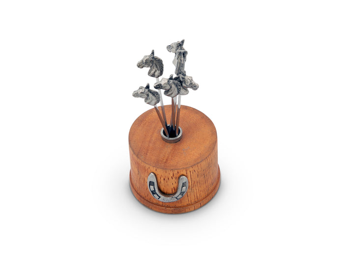 Equestrian Cheese Pick Set