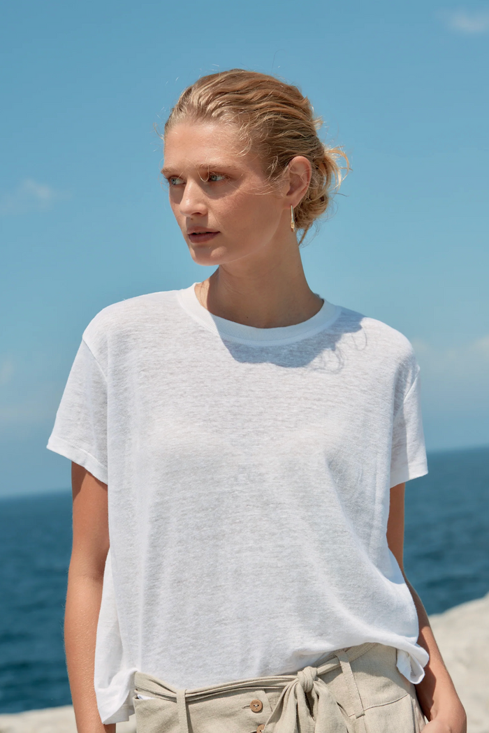 Estilo Emporio Baby Linen Tee - White