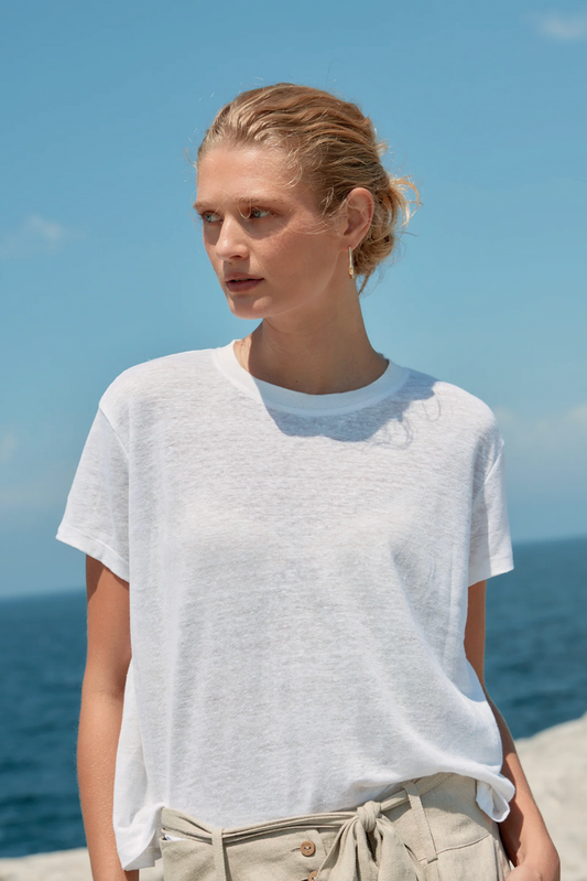 Estilo Emporio Baby Linen Tee - White