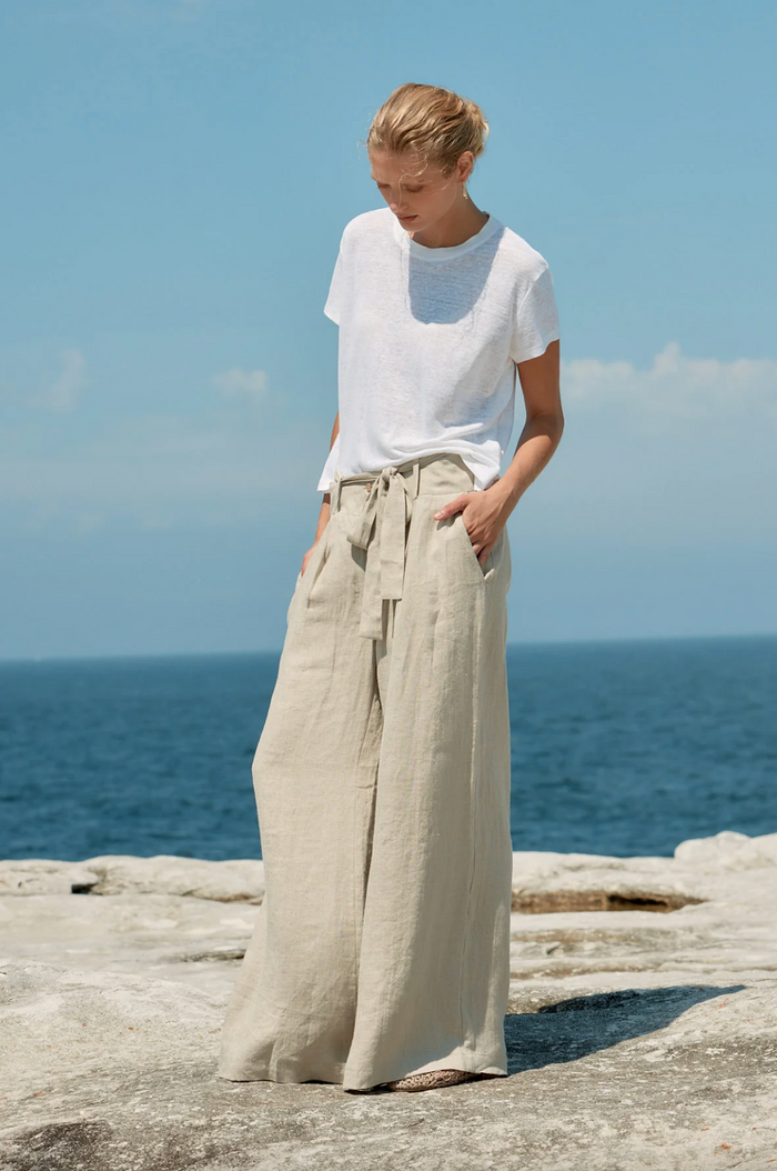 Estilo Emporio Baby Linen Tee - White