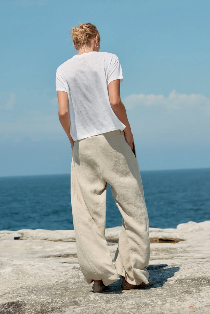 Estilo Emporio Baby Linen Tee - White