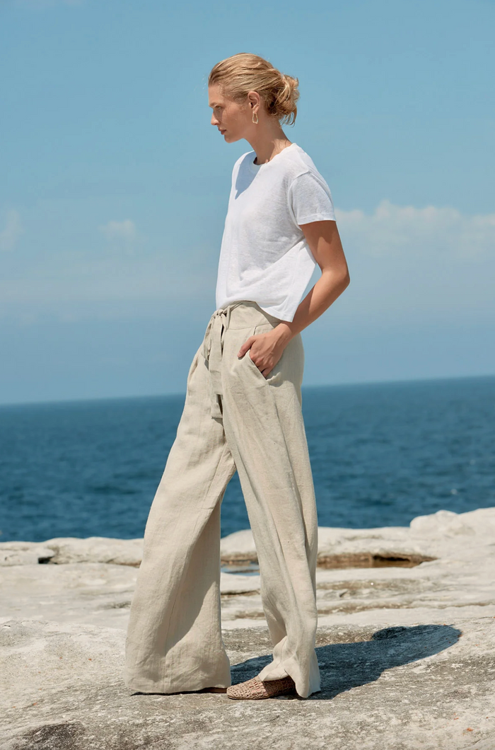 Estilo Emporio Baby Linen Tee - White