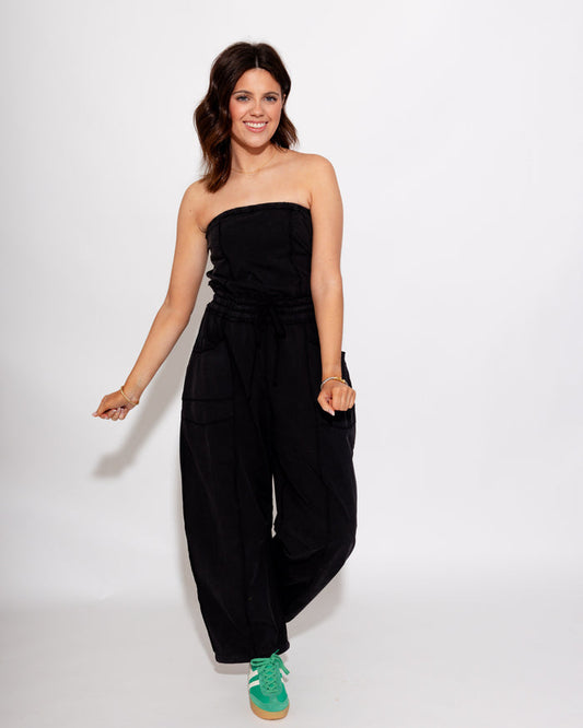 Everyday Relaxed Strapless Jumpsuit