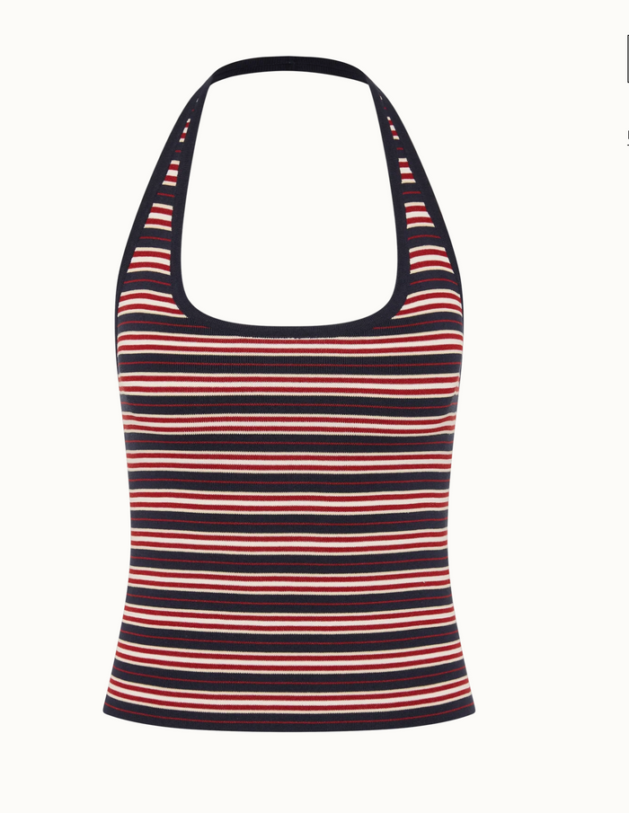 Faithfull The Brand Doris Top - Cila Stripe Navy