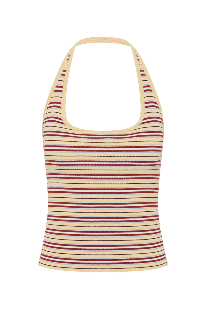 Faithfull the Brand Doris Top Cila Stripe Butter
